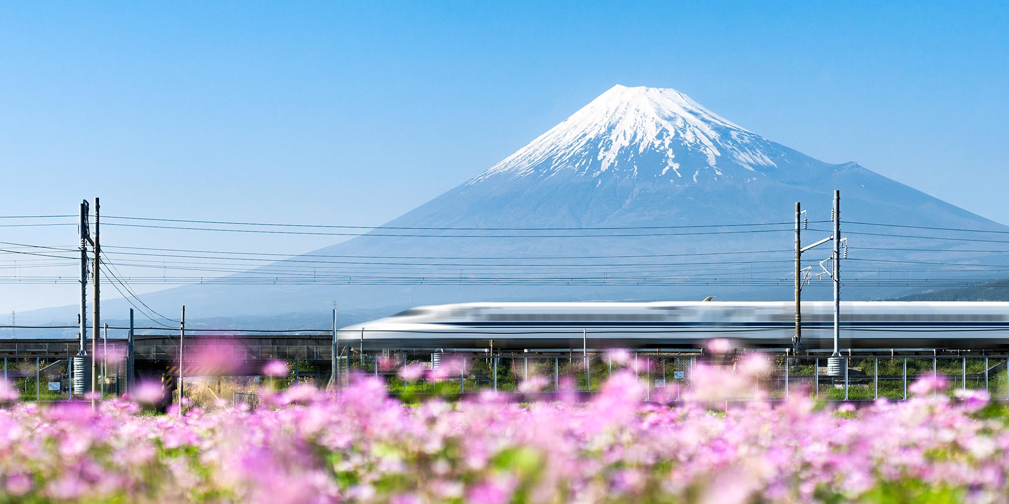 Japan shinkansen fuji