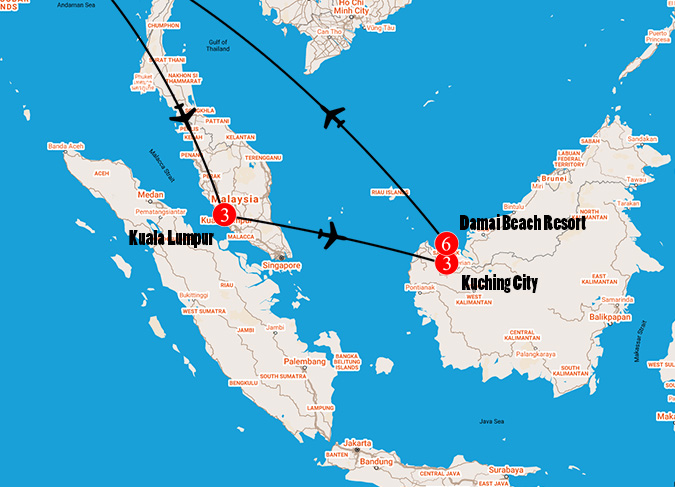 borneo tour from kuala lumpur