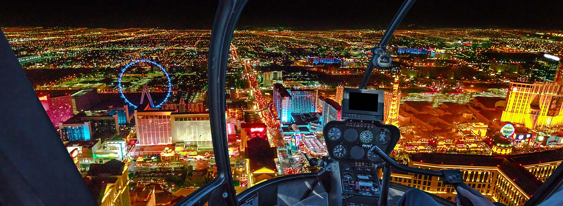 Las Vegas Strip Night Flight