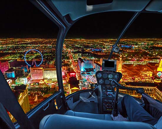 Las Vegas Strip Night Flight