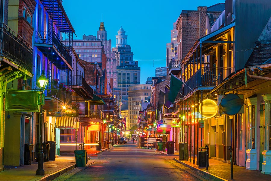 Bourbon Street, New Orleans